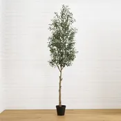 10-ft Faux Olive Tree | Mediterranean-Inspired Decor – Ed's Plant Shop
