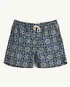 Indigo Sunflower Drawstring Short