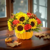 ceramic pumpkin arrangement Brentwood CA