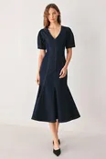 AFTER DARK DENIM MIDI DRESS