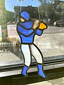 Football Player — Harmony Art Glass Company