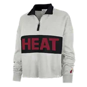 '47 Brand Miami HEAT Breakthrough Women's 1/4 Zip Pullover