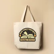 Ban the Fascists, Save the Books Tote Bag