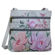 Anuschka Leather Handpainted Purse: 447-BLF