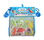 Buddy & Barney Dinosaur Bath Stickers - Prehistoric Fun