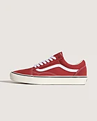 Men's Vans Old Skool Duck Canvas Shoes Poppy Ember Red