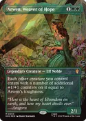 Arwen, Weaver of Hope (Borderless) (Surge Foil) [The Hobbit: Eternal-Legal]