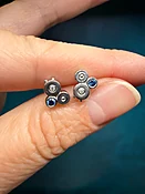 Alex Sepkus Ocean Platinum Earrings E-261S