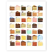 Cake Slices 11x14