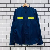 10 DEEP SAFETY FIRST INDIGO BLUE POCKET LS SHIRT