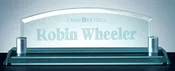 Arched Glass Nameplate