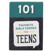 101 Favorite Bible Verses for Teens Teal and Blue Box of Blessings