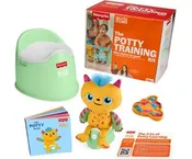 Mattel Fisher-Price Toddler Toys Big Little Feelings Potty Training Kit, 6-Piece Set of Activities &amp; Parenting Tips for Kids Ages 18 Months+