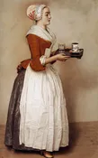 The Chocolate Girl by Étienne Liotard, 1744