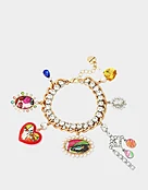 ART CAMPAIGN CHARM BRACELET MULTI