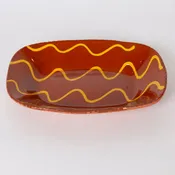 American Redware Dish
