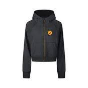 Cropped Zip-Through Hoodie
