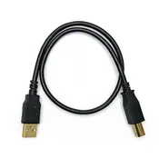 12  Inch Male A-B USB 2.0 Cable