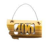 406 State Montana Ornament by Wood You Tell Me