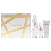 Cashmere Mist by Donna Karan for Women - 3 Pc Gift Set 3.4oz EDP Spray, 0.5oz EDP Spray, 3.4oz Body Lotion