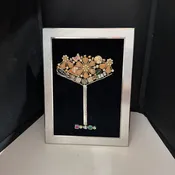 Beaded Margarita Glass