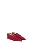 Alaia Cube Wedge Mule in Suede