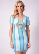 Argentina Crystal Mesh | World Cup Dress| Baccio Couture