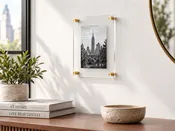 Acrylic Floating Frame 4"x6" Wall Mount