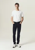 Adler Slim Cotton Silk Denim in Indio