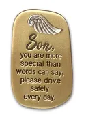 Angel Wing Visor Clip – “Son”