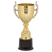 11″ Gold/Silver Plastic Completed Cup Trophy