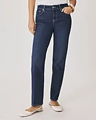Alie Straight Leg Jean in Dark Wash