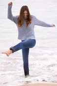 Audrey Hugging Straight Crop Jeans