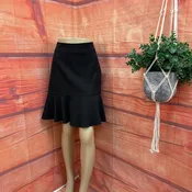 Black Flared Skirt