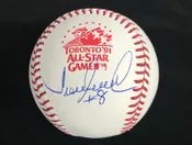 Philadelphia Phillies Juan Samuel Autographed ball