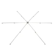 38" Stainless Looped Dredge Frame Lead Hub