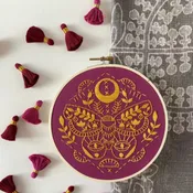 Mythic Moth Embroidery Kit