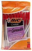 Bic Cristal Red Ballpoint Pens 10pk