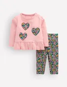 Appliqué Jersey Play Set-Heart Multi Floral