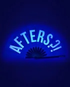 Afters?! UV Reactive Hand Fan