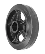 10" x 2-1/2" Rubber on Steel Industrial Replacement Wheel – 1000 lb | CasterHQ