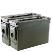 30 Cal Ammo Can 2-Pack | M19A1 Metal Ammo Box