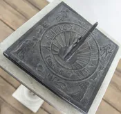 8″ Square Sundial Plate