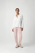 Abbey Knitted Pajama Top - Ivory