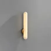 Alabaster Column Wall Light with Minimalist Design