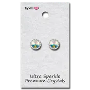 11 mm Center Stone Post Earrings (98011P)