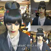 Black $8 Bun Hairpiece | OptimismIC Wigs and Gifts St Paul