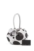 Adam Pendleton x Gabriela Hearst Nina Bag in Black & White Satin № 14