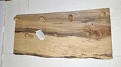 Spalted Maple Peg Rack 23"