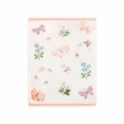 Bloom Butterfly Organic Cotton Jacquard Knit Baby Blanket